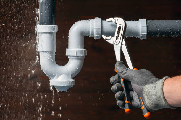 Professional Leak Detection technician working in May, ID